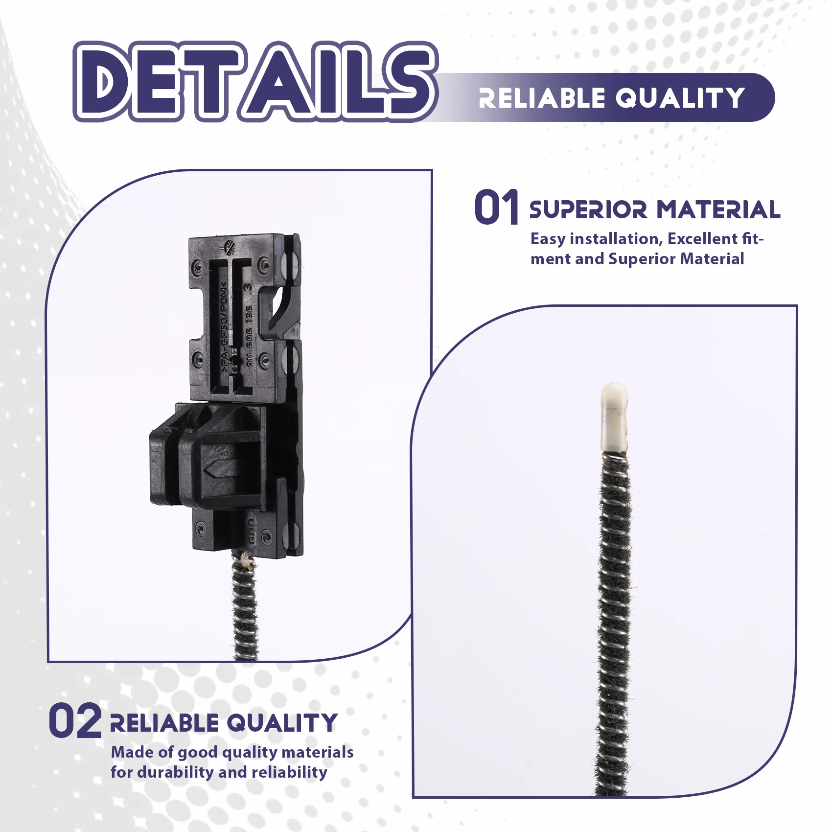 

AUTO Sunroof Glasses Cables Sunroof Repair Kit 911686196 AP369818 For For Passat Golf Beetle