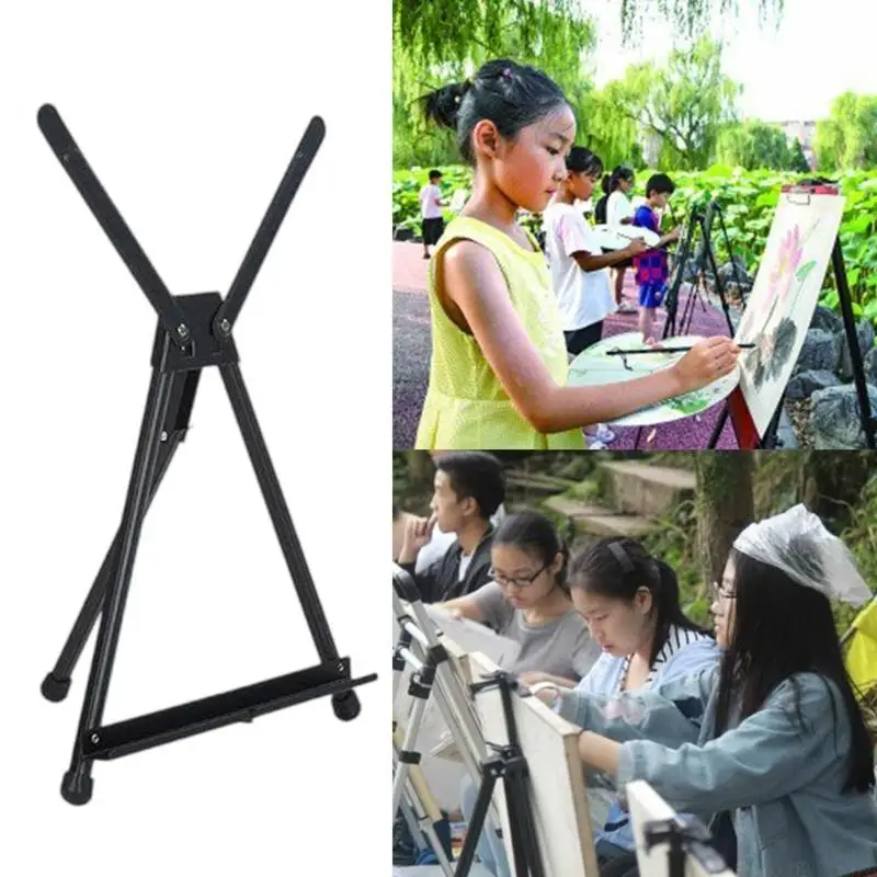 

Artist Easel Stand Tabletop Metal Display Easel Art Easel with Adjustable Wing