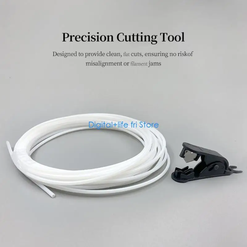 E06D Durability PTFE Hose 10Meters Low Frictions High Temperature Resistance For Lab P1P/P1S/X1C Printers