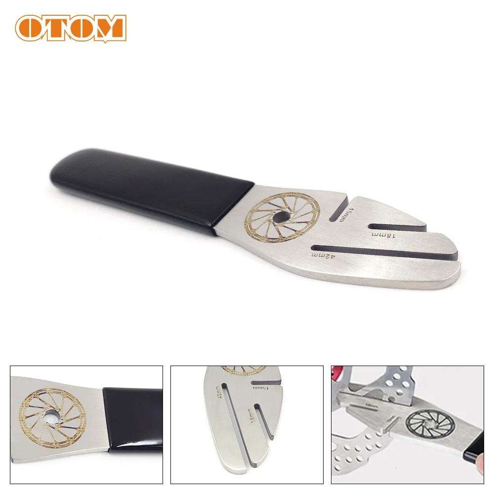 

OTOM Motorcycle Brake Disc Rotor Alignment Truing Tools Disk Spacer Bike Adjustment Durable Repair Correction Wrench For SURRON