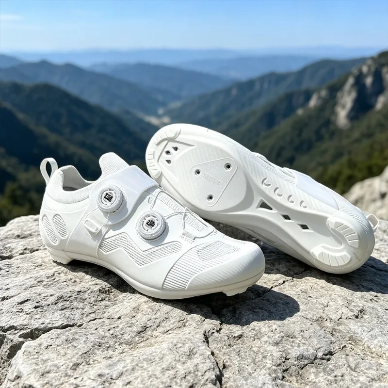 New Unisex pedal Cycling Shoes Flat shoes Suitable For Mountain Sports Pedal Self-Locking Cycling Shoes Breathable Cycling Shoes