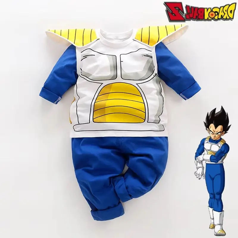 

Новый костюм для косплея Драгон Болл Беджита Йонсей для малышей, детский комбинезон-пижама, одежда для ползания для новорожденных, слип-комбинезон для сна