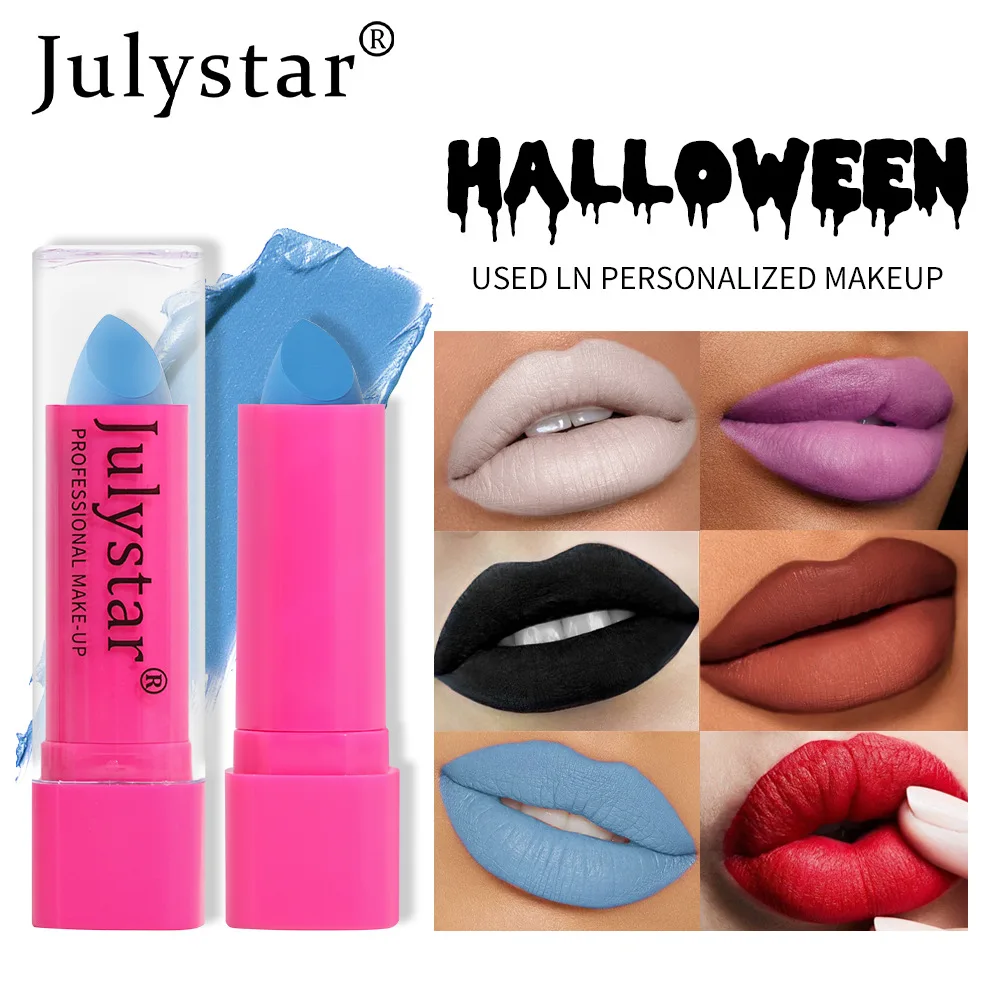 

Julystar Girl Lipstick Red Velvett Lipstick Make-up For Women Lip Makeup Cosmetics Long Lasting Coloring Matte Foggy Surface