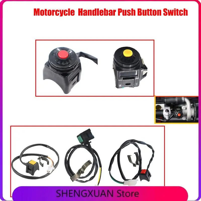 

NEW 22mm ATV Motorcycle Start Horn Kill Stop Switch Button Control Handle Switches For CR ATV CRF