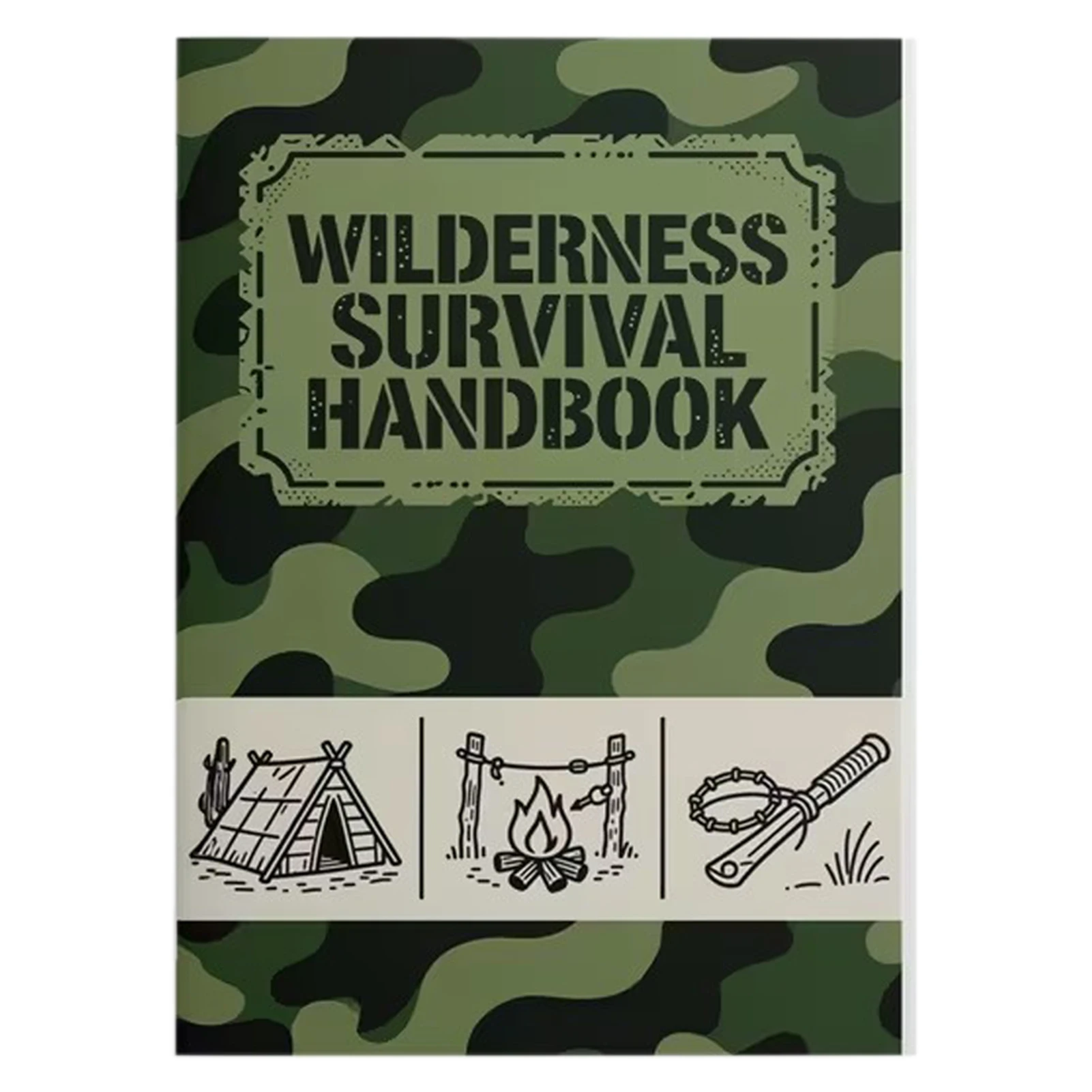 

Adult Wilderness Survival Notebook Outdoor Survival Guide And Planning Manual for Backcountry Hiking Adventures Emergency Preps