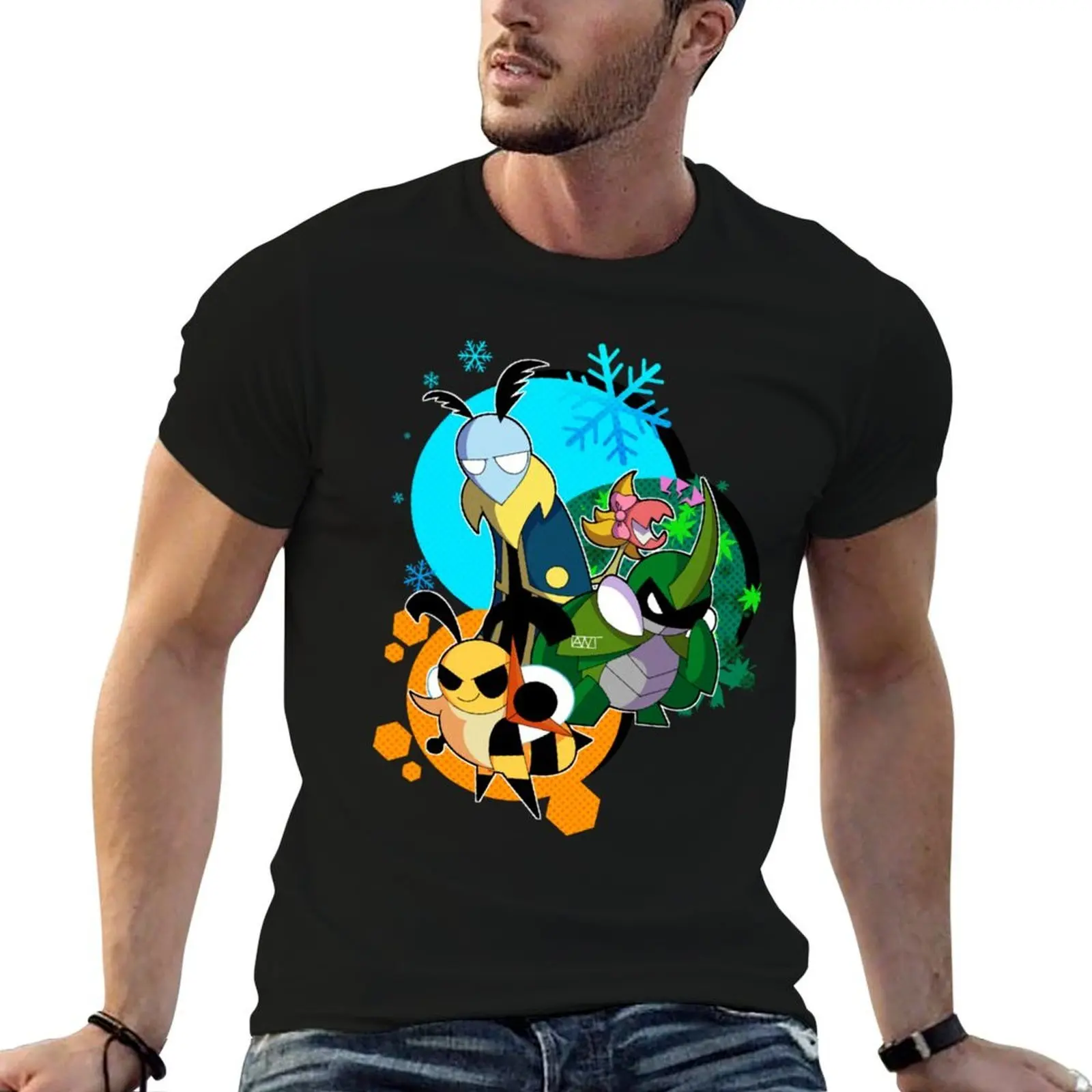 

bugs on a fable T-Shirt anime t shirts oversize t shirts for man cotton soft man t shirt graphic T-shirt