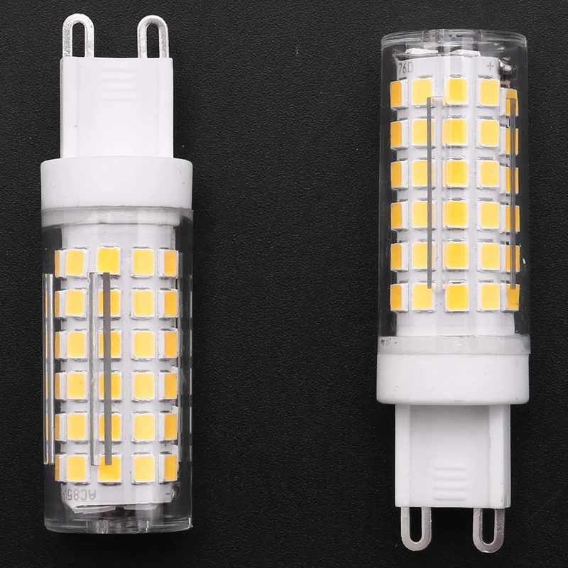 Y17A 10W G9 100 LED Light Bulbs LED Corn Light Bulbs , No Flicker, Wide  Angle, 2PCS