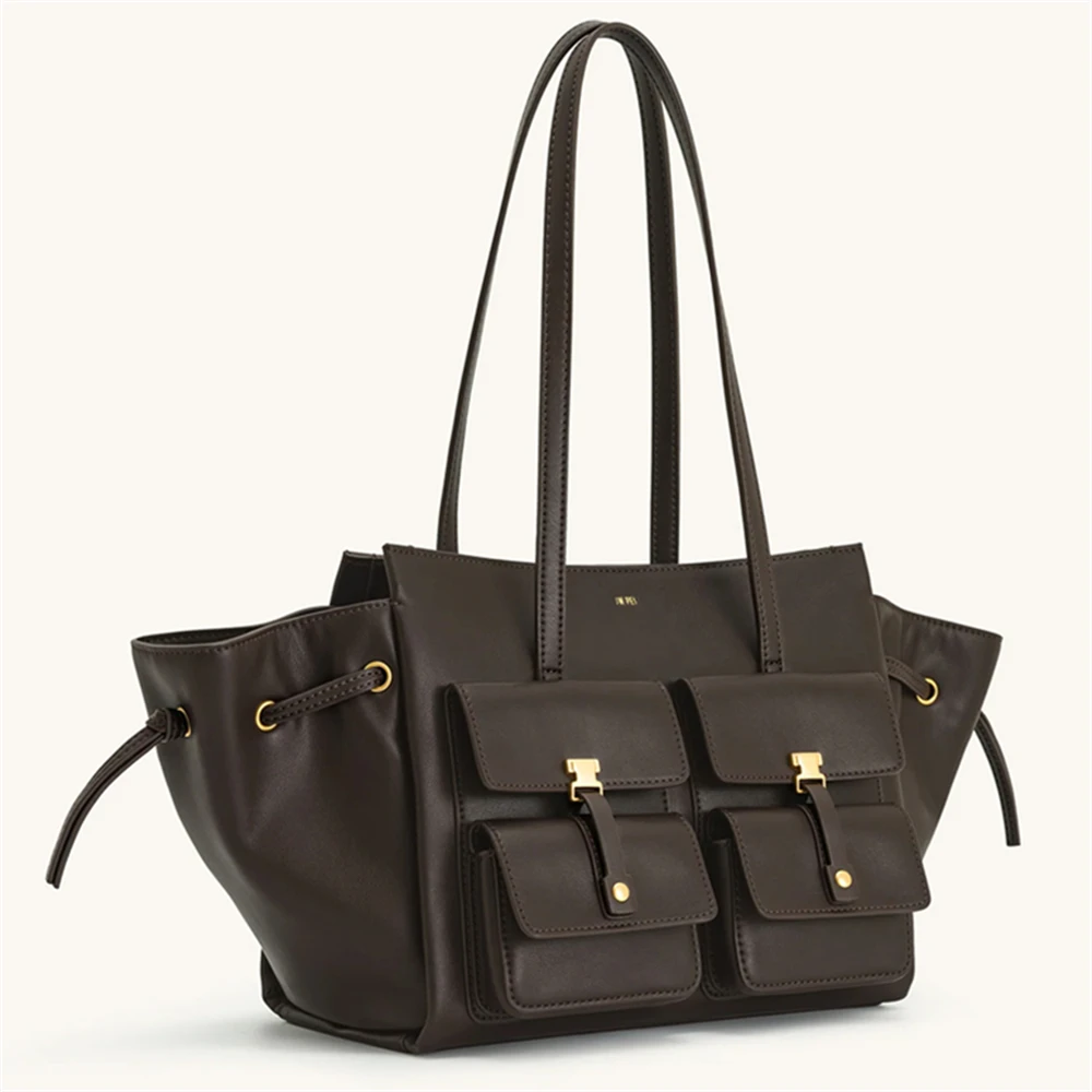 JW PEI Pocket Handbag DA Motorcycle Tote Female Large Capacity Commuter Single Shoulder Underarm Bag сумки для женщин Sac Femme