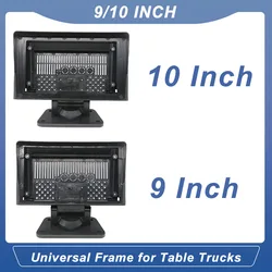 9/10 Inch Trim Kit Car Audio Fascia Frame Universal Radio Can Roate and Hang Up for Table Truck Dashboard Panel