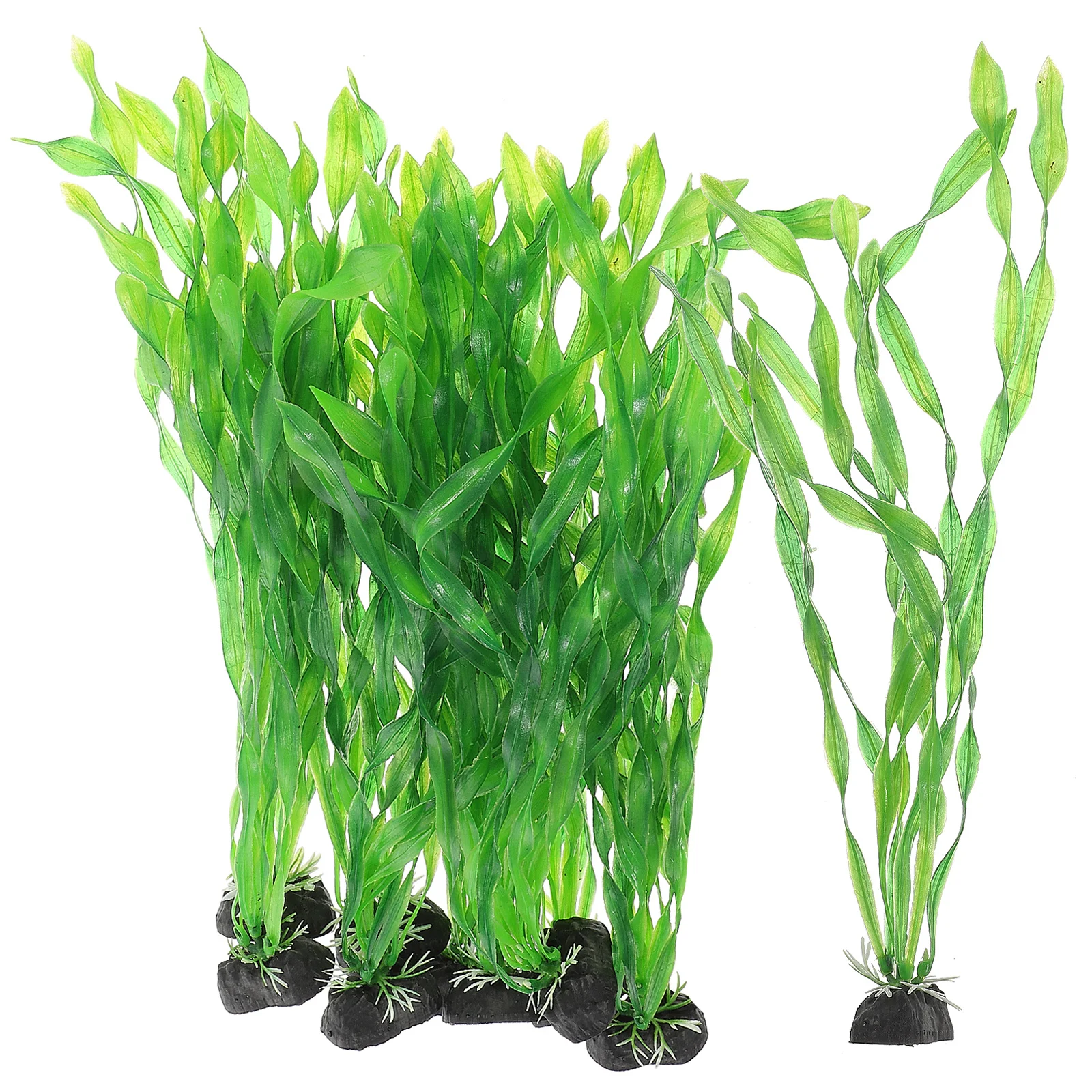 

10Pcs Water Grass Decor Soft Safe Artificial Plants for Fish Tank Aquarium Plastic Seaweed Aquatic Decorations Supplies