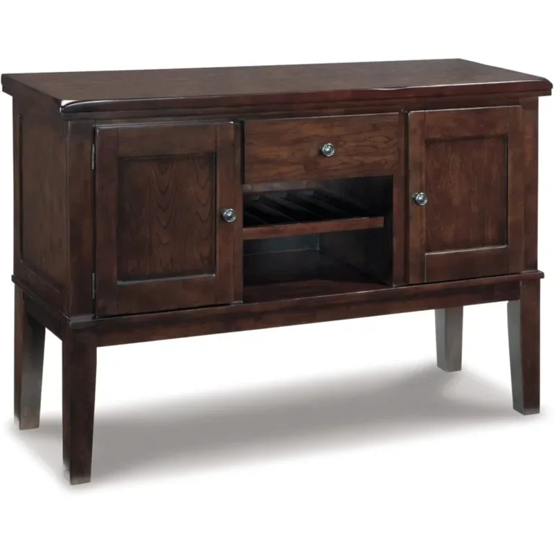 Signature Design by Ashley New Traditional Dining Room Buffet with Wine Rack wood wardrobe bedroom furniture