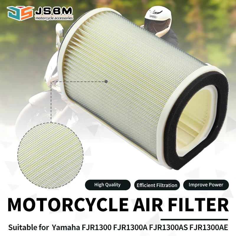 

JSBM Motorcycle Accessories Air Filter For YAMAHA FJR1300 FJR1300A FJR1300AS FJR1300AE XVS1300 FJR 1300 A AE AS ES 2001-2023