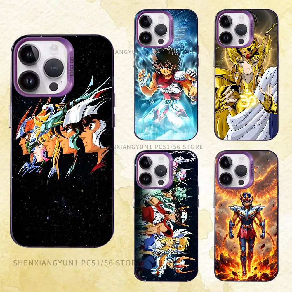 

Saint s-Seiya Anime Case For IPhone 11 12 13 14 15 16 17 Pro Max XS X XR Cover