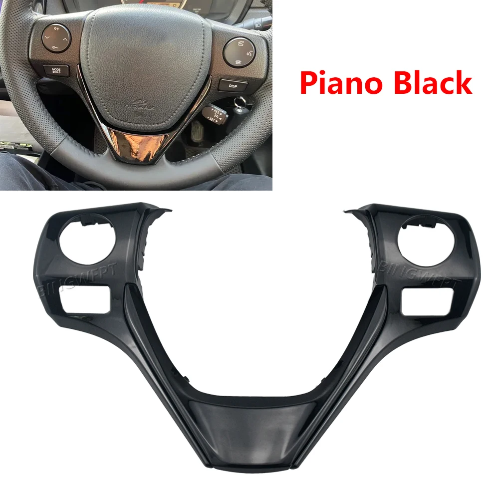 High Quality Steering Wheel Button Panel Frame For Toyota RAV4 XA40 2014-2018 For Toyota Yaris Vios 2018 - 2022