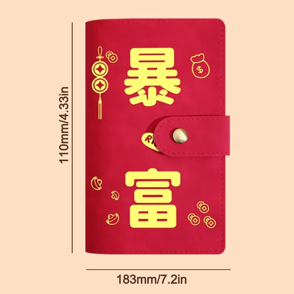 PU 100-enveloppen Geldbesparend Uitdaging Rijk worden's nachts Grote capaciteit Besparingsuitdagingen Vellen Herbruikbaar Waterdicht