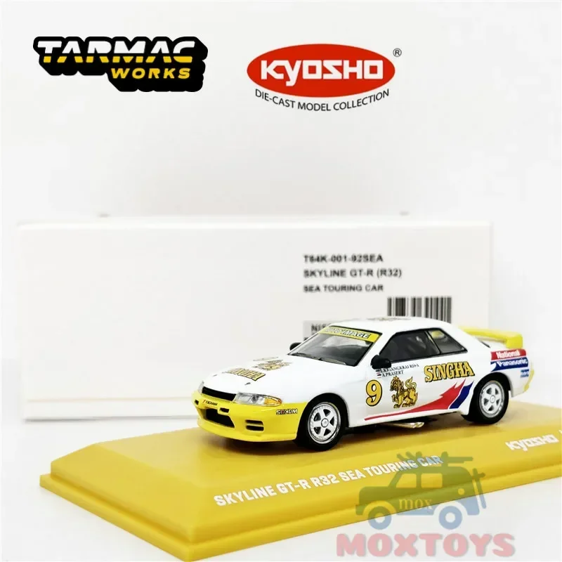 

Tarmac works x Kyosho 1:64 Skyline GTR R32 South East Asia #9 Diecast Model Car