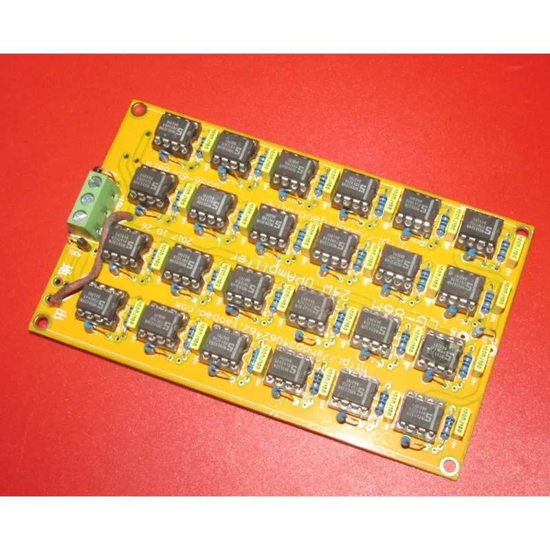 

48-piece mouth chorus, NE5532 ultra-low distortion 24W power amplifier board LG86A, suitable for headphone amplifier