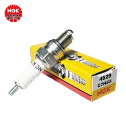 NGK Motorcycle spark Plug C7HSA 4629 Suitable for Jinan Light riding Suzuki/Nanjing Jincheng Suzuki/Wuyang Honda (1pcs)