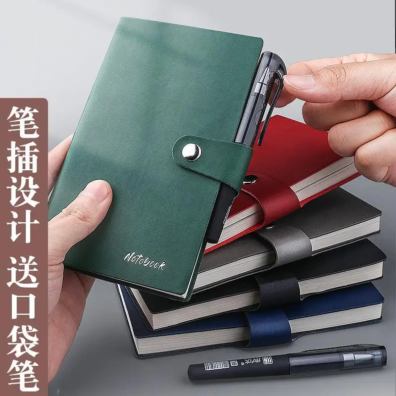New Small Notebook Portable Portable Note Book with Pen Pocket Note Record Small Kawaii Notebook  School Supplies Notebook