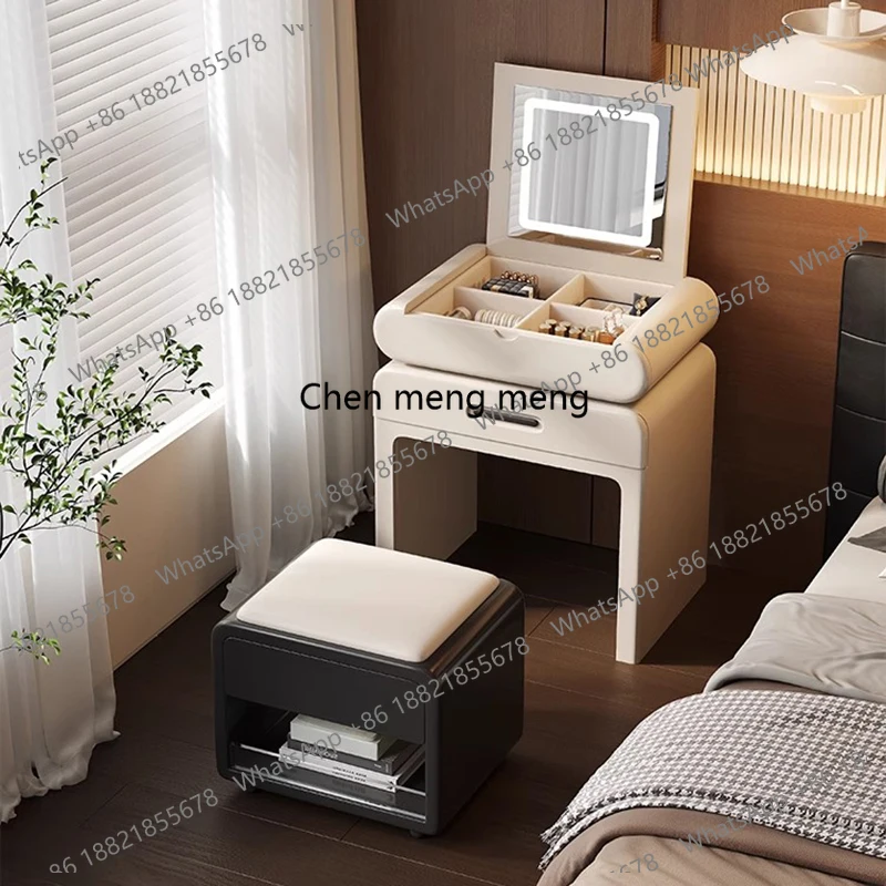 

Modern Small Vanity Table Bedroom White Makeup Drawers Luxury Bedside Dressing Table Mini Corner Penteadeira Trendy Furniture