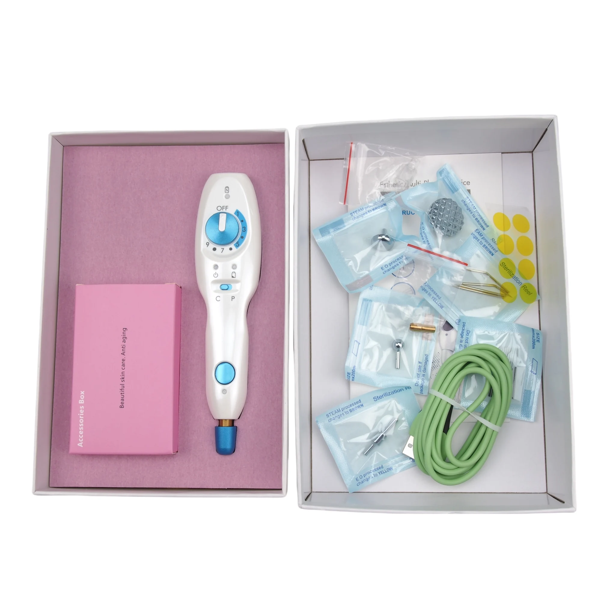 Hicovo Fibroblast Plasma Wart Freckle Wrinkle Removal Mole Dark Spot Remover Acne Treatment UV Skin Machine image 3