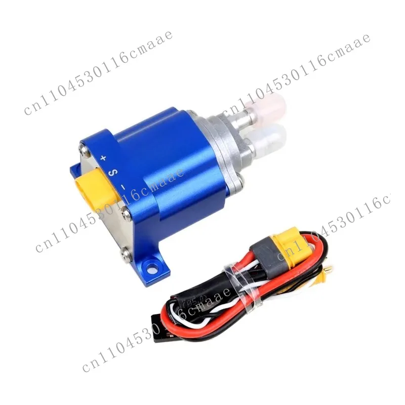Brushless Rotor Smoke Pump Built-in ESC Electric Fuel Oil Pump Adjustable Flow for RC Gas Airplane Jet Turbine Fixed Wing