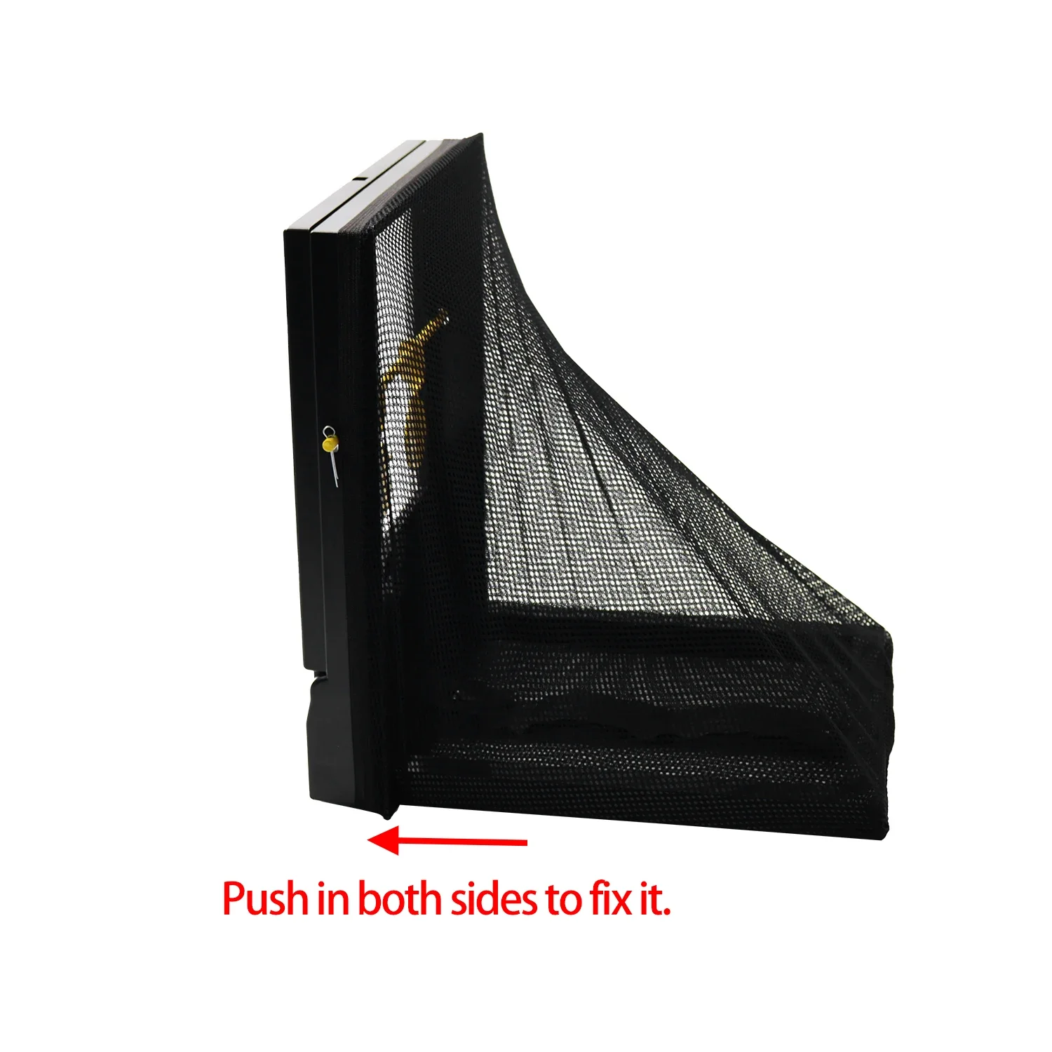 Schleuder Schießen Praxis Multi-funktion Ziel Box Faltbare Lagerung Tragbare Mesh Tasche Ziel Box Mit Metall Ziel