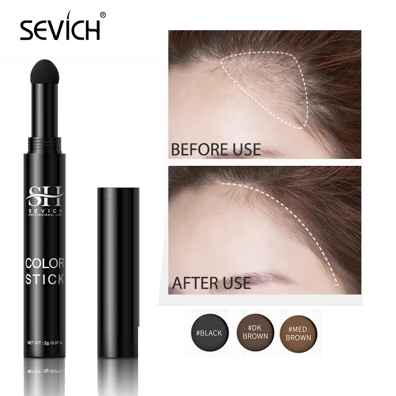 

Waterproof Hairline Powder Pen 2g Hair Building Repair Stick Instant Grey Coverage Hair Filling Shadow Powder for Men & Women