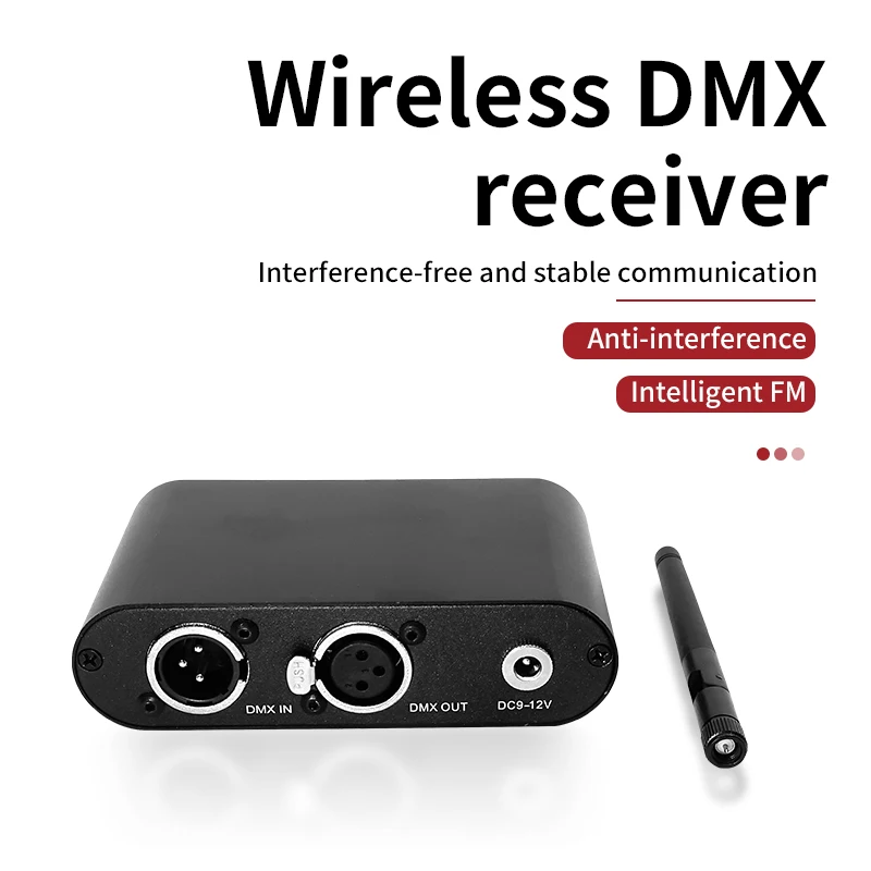 

Wireless transmitter receiver stage light controller DMX connector input/output TIPTOP TP-D24 2.4G