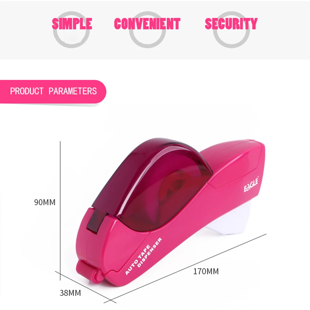 New Hand-held Sealing Machine Automatic Tape Dispenser Hand-held One Press Cutter For Gift Wrapping Scrap booking Book Cover