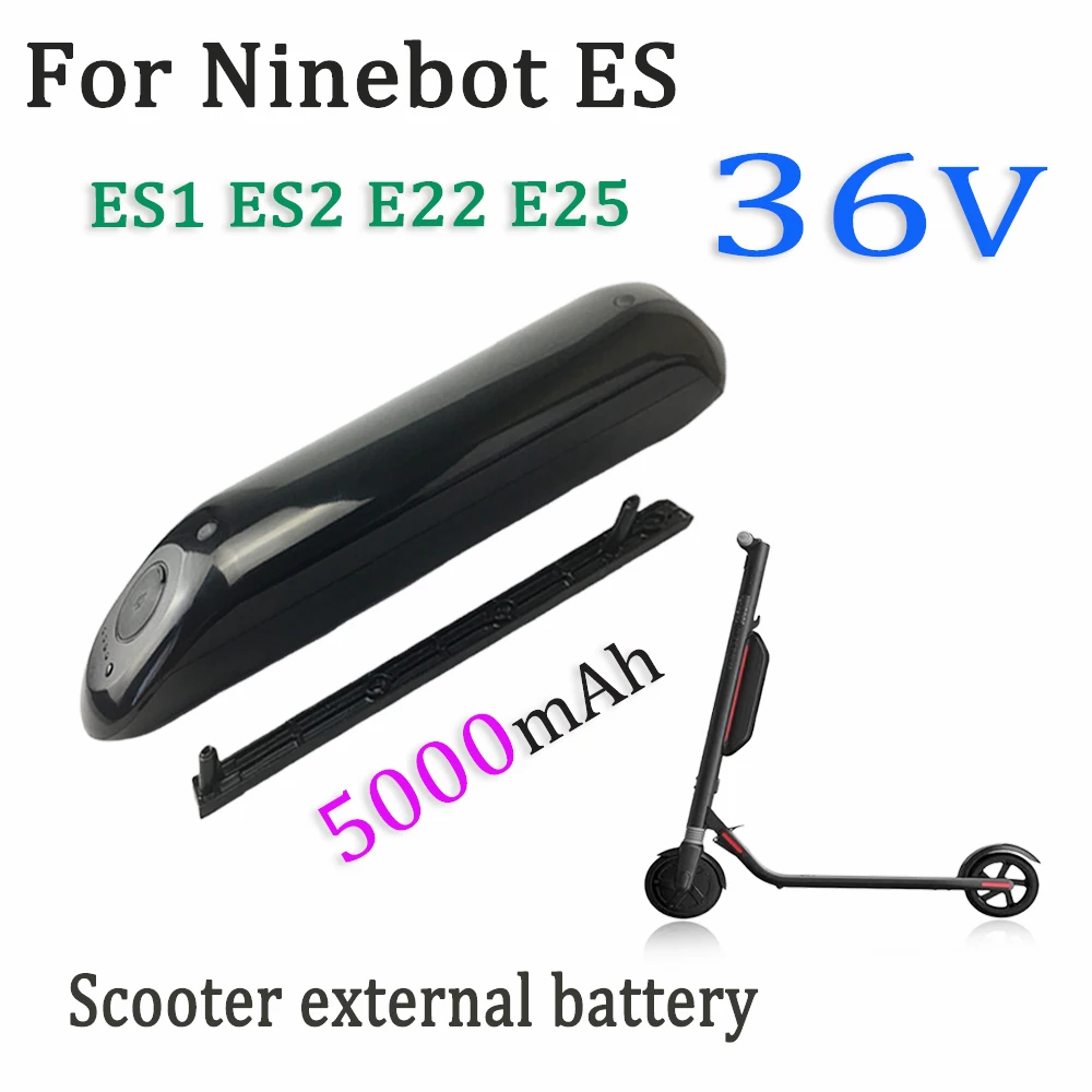 For Ninebot Segway ES1 ES2 E22 E25 Intelligent Electric Scooter 36V 5000mAh Expanded Lithium Battery Pack