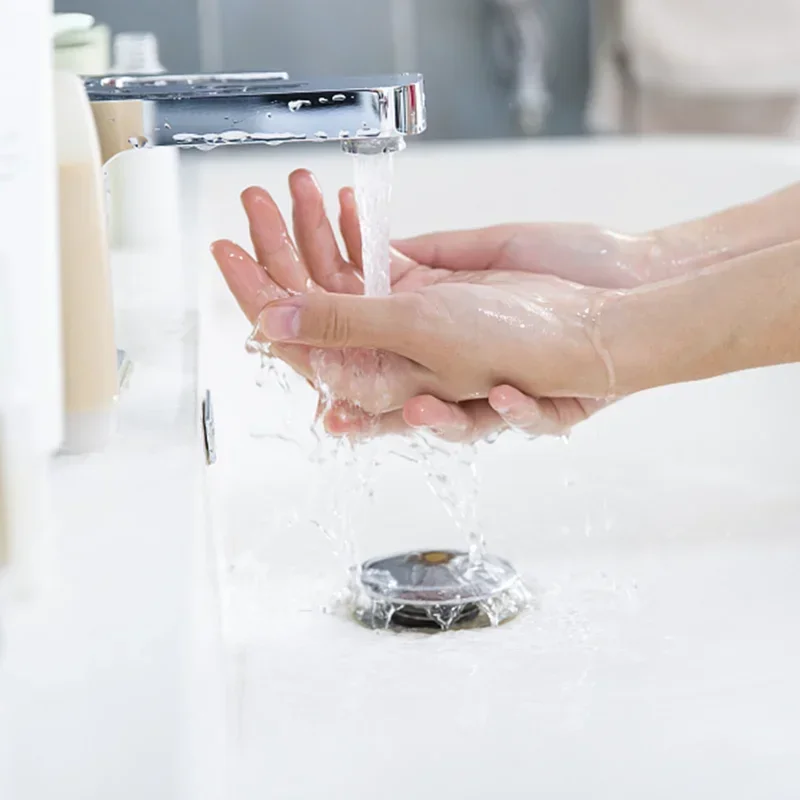 Bathroom Drain Cover Drain Stopper Pop-Up Bounce Core Basin Drain Filter Valve Hair Catcher Shower Sink Strainer Bath Stopper