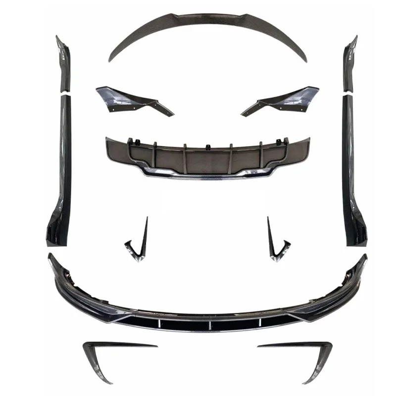 

Suitable for Tesla MODEL3 front and rear lip Model3 to FAST front shovel side skirt rear lip tail front air knife