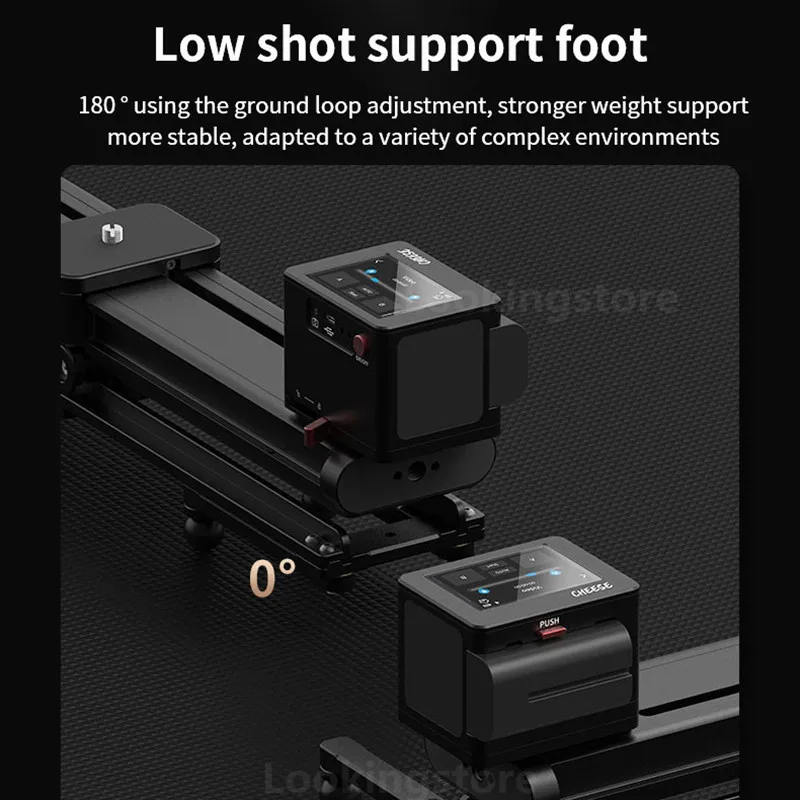 YC cebula czekoladowe Pro Slider do aparatu 40cm 52cm 70cm zmotoryzowany/ręczny szyna torowa suwak kontrola aplikacji do aparatu DSLR Gimbal
