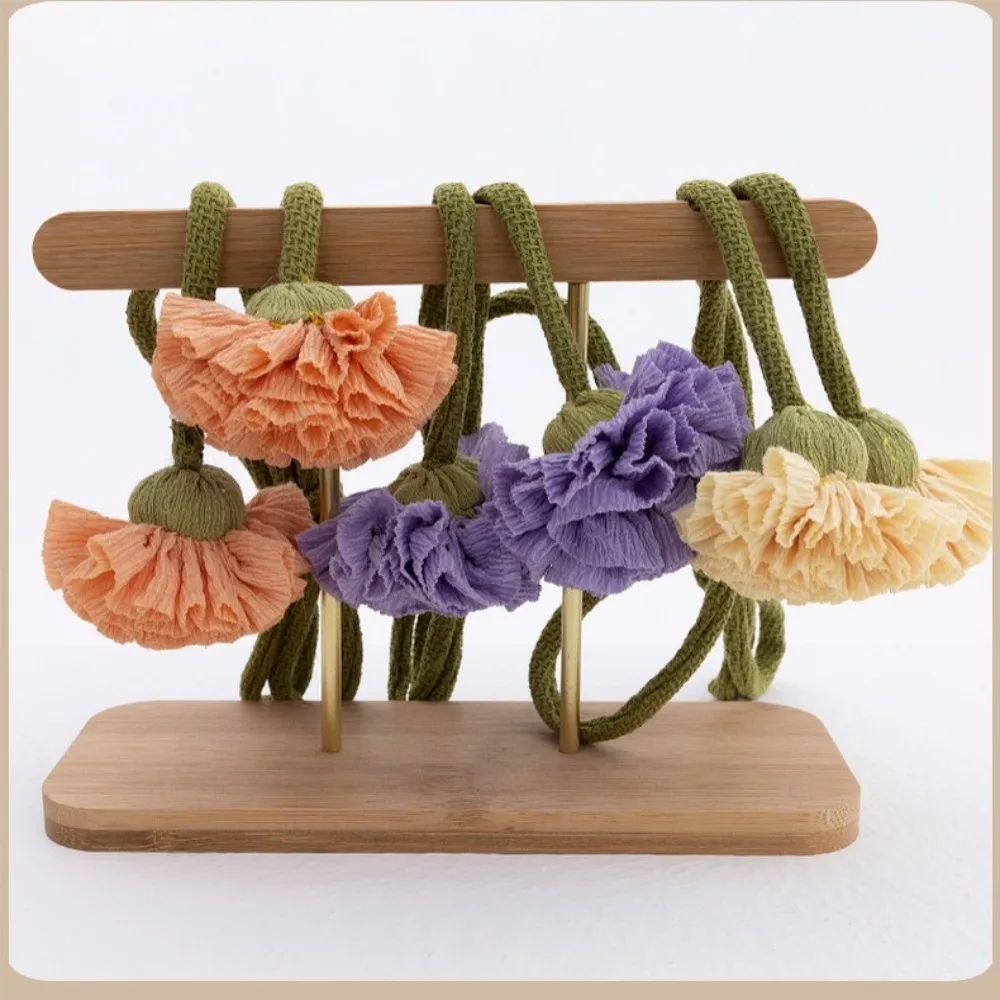 Fashionable Adjustable Flowers Curtain Straps Decorative Portable Curtain Buckle Beautifully Curtain Tiebacks Home Decorations