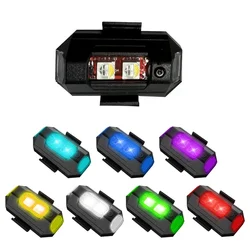 Universal LED Anti-collision Warning Light Mini Signal Light Drone with Strobe Light 7 Colors Turn Signal