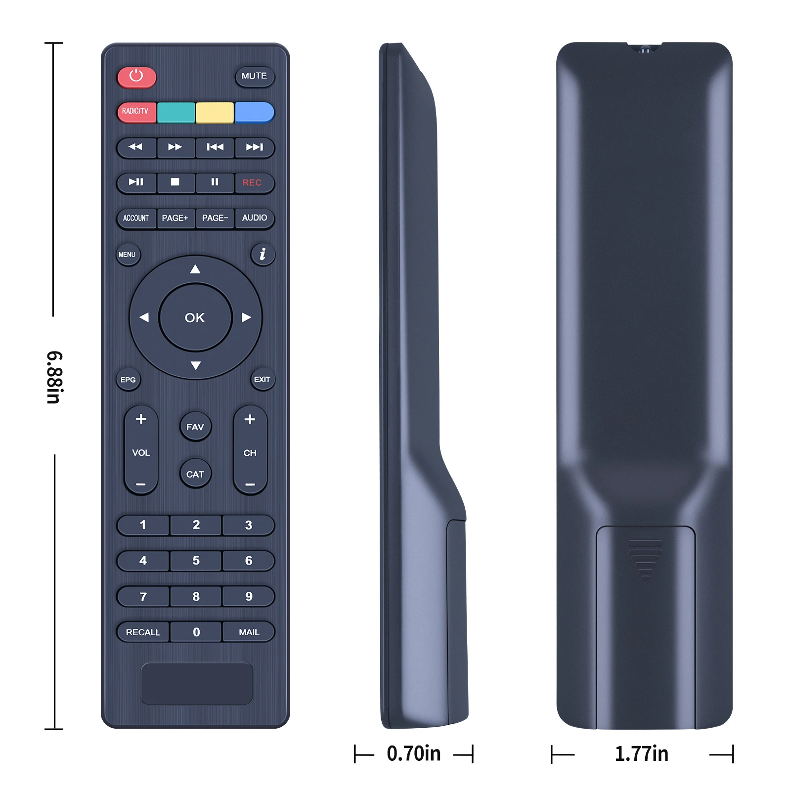 New Remote Control for DSTV, GOTV, ZUKU, STAR TIME, AZAM,MALAWI DECODER DIGITAL TV BOX