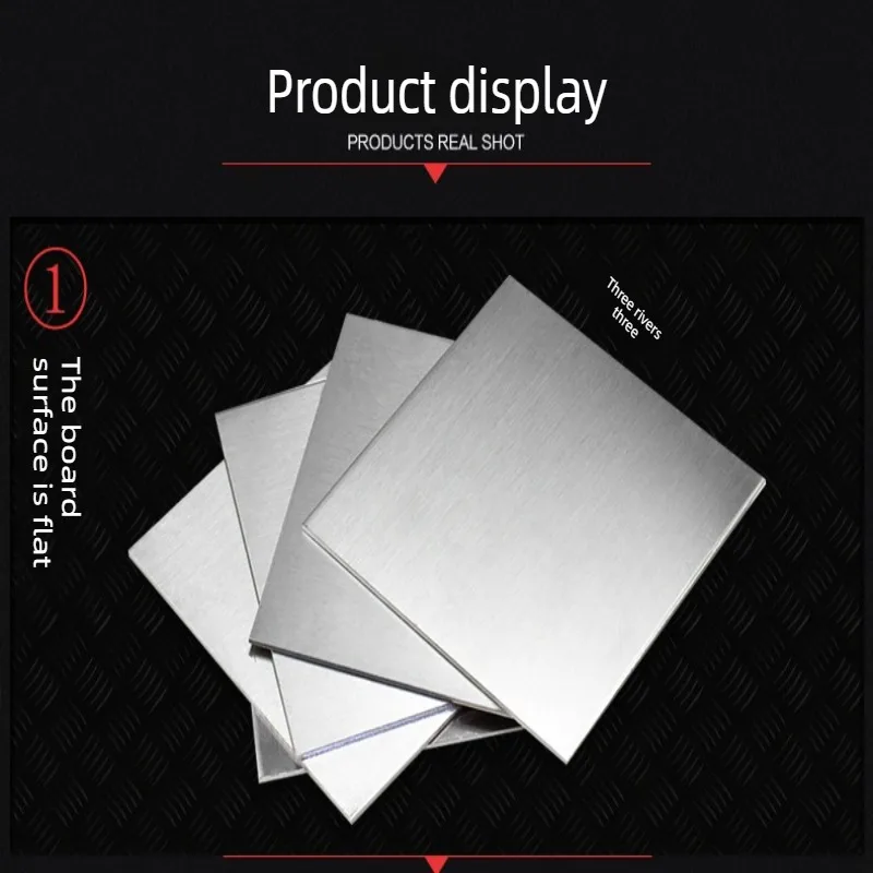 

304 Brushed Stainless Steel Sheet, Thin Matte Plate, Laser Cutting Drilling Custom Cut