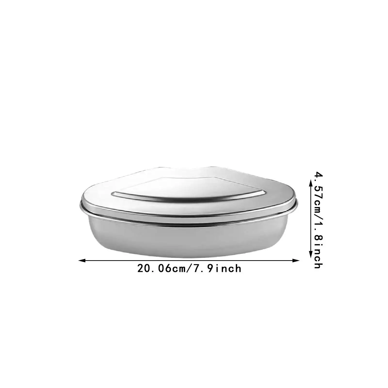 3 قطعة صناديق الطعام البخاري مع الأغطية أواني المطبخ صندوق أطباق متعدد الأغراض لوعاء مقلاة الهواء لإعداد سريع على شكل مروحة الوجبات #6