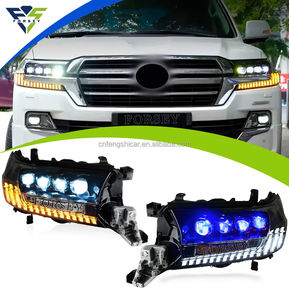

LED Headlights for 2016-2020 LC200 Modified and Upgraded Front LED Head Lights AFTERMARKET Auto Parts Headlamp