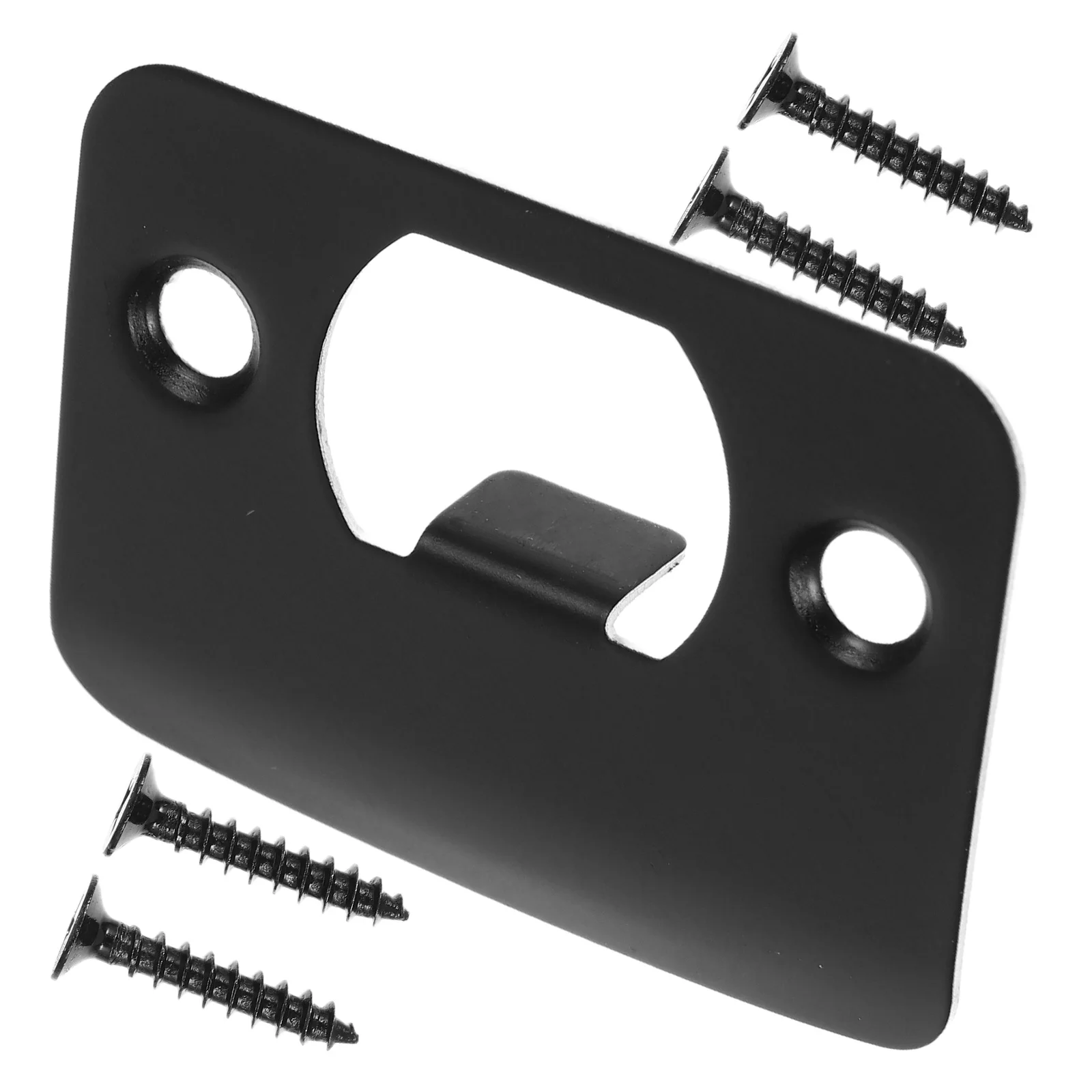 

Door Accessories Plates Interior Doors Striker Protector Handle Cover Repair Latch Safety Guard Metal Strike Wood Hardware