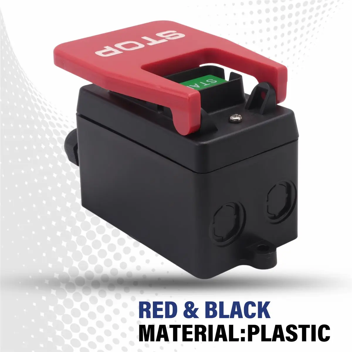 【WSFS】 110/220V Single Phase on/Off Switch,Safety Power Switch with Large Stop Sign Paddle Easy Contact for Power for Table Saw view 3