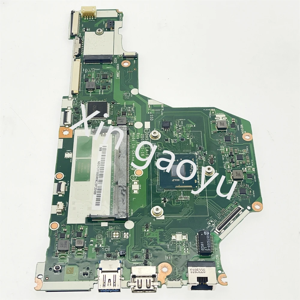 Imagem -04 - Mainboard Original para Acer Aspire Dh5jl La-f943p A315 A31533 Laotop Motherboard Nbgy311004 Cpu N3710 E8000 Teste Perfeito