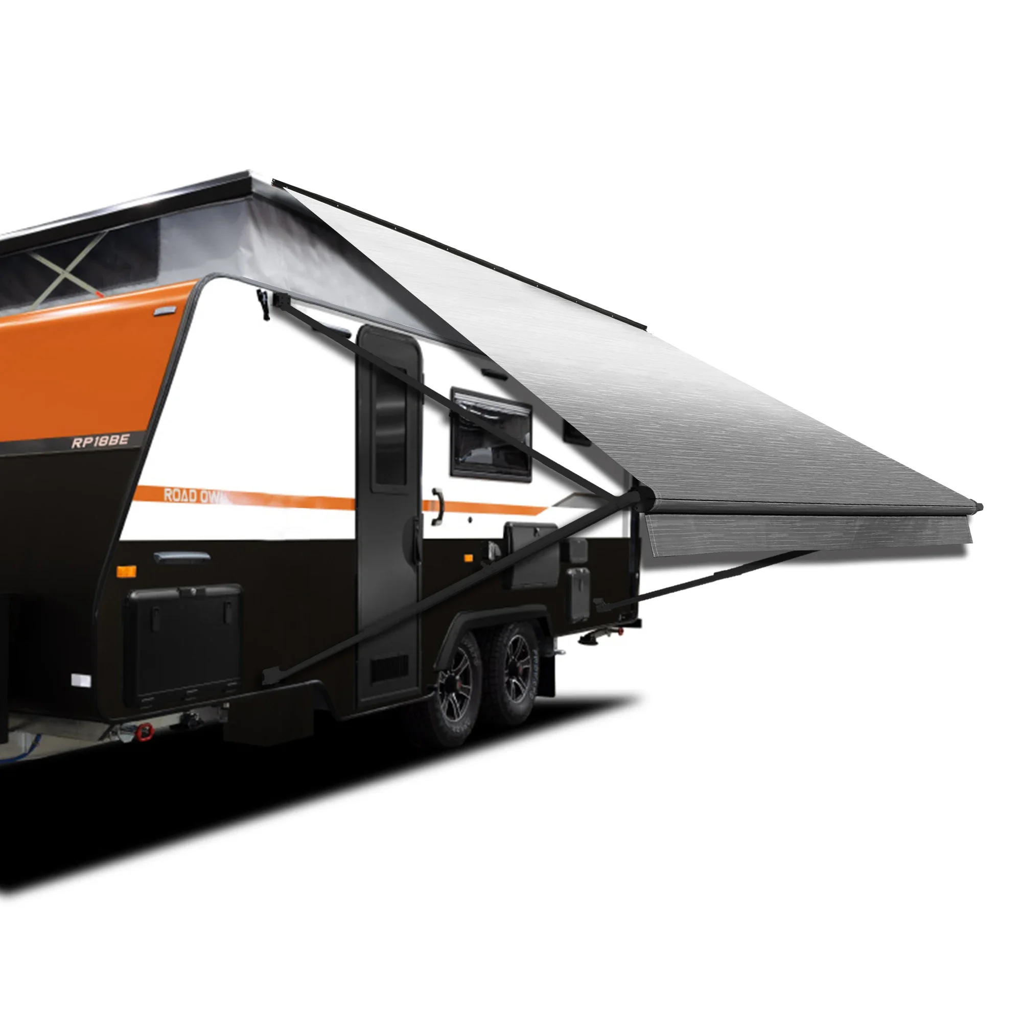 Wareda W5600 2.5m rv sunshade roll-out camper travel trailer awning motorhome caravan towable RV awning