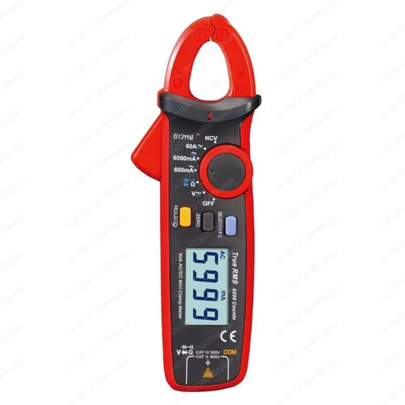 UT211B Digital Clamp Multimeter AC DC 60A Current NCV Test Best Accuracy 20mA Zero Mode Cap Diode Ohm