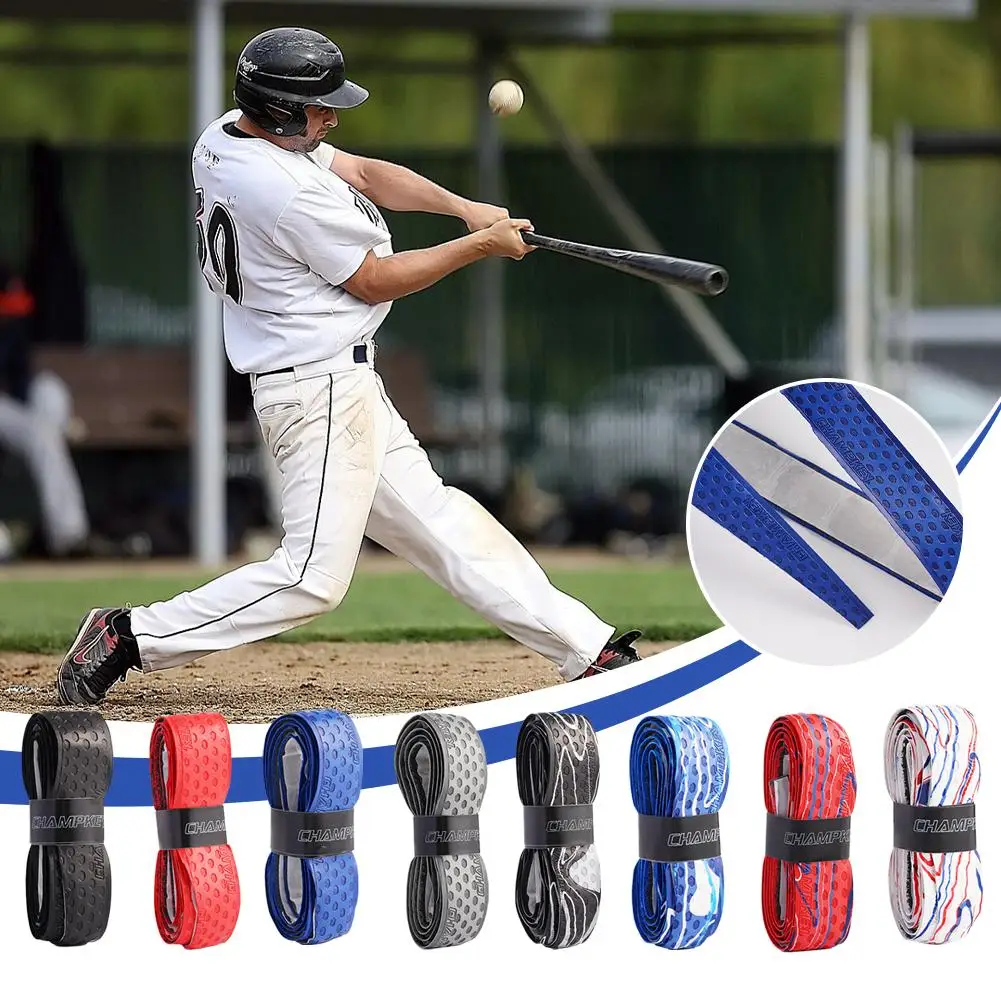 1M Bat Grip Tape For Baseball Absorbs Sweat Tennis Grip Racket, Baseball Handle Grip PU Anti-slip Overgrip Sweatband Tape