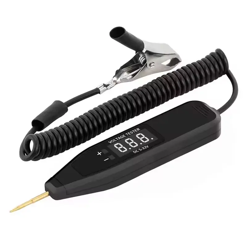 For Car Electrical Circuit Test Pen 5-32V Digital Electric Voltage Power Tester Probe For Vehicle Systems