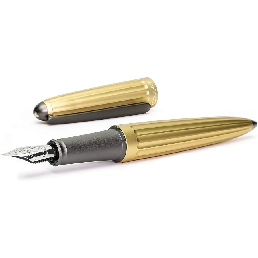 

Элегантная перьевая ручка с пером из нержавеющей стали премиум-класса и встроенным конвертером, предназначенным для бесшовных письменных услуг.