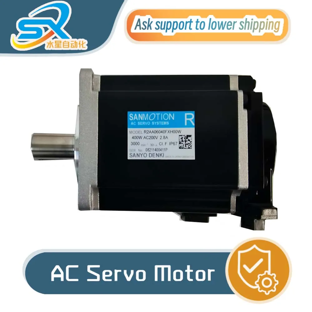 SANYO R2AA06040FXH00W Servo motor 400W Fonte primária de mercadorias Condicione de execução Consulta para saber o preço