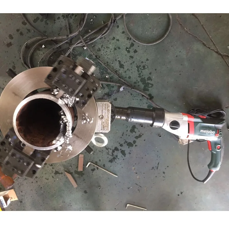 Outside Diameter 24-30 Inches High Quality Stainless Steel Pipe Electric Driven Cold Cutting Beveling Machine